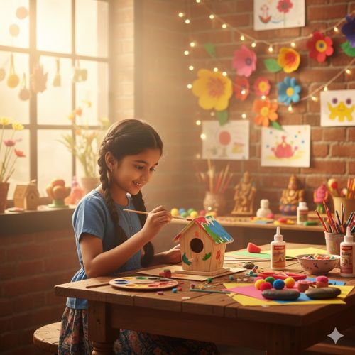 Kidscrafts class by Saksham HOBBY CLASSES