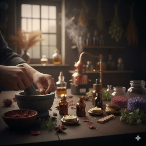 Attar and solid perfume making workshop by  