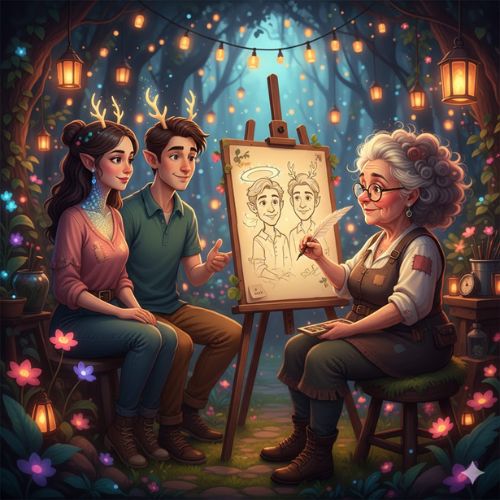 Caricature Artists workshop by Saksham HOBBY