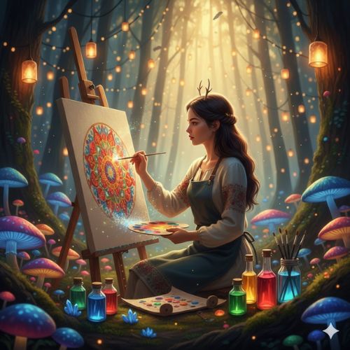 Fabric painting hand painting job work  by S