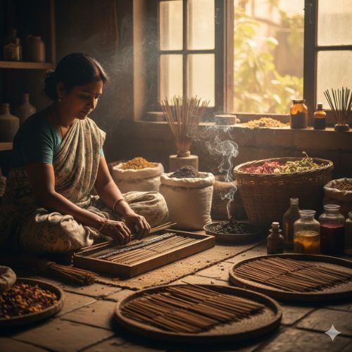 Aggarbatti making class by Saksham HOBBY CLA