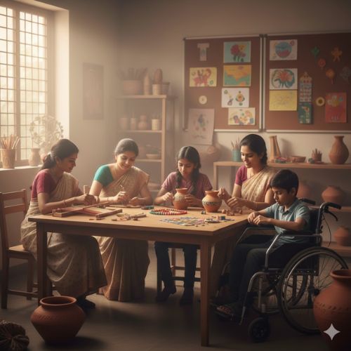 Vocational training children by Saksham HOBB