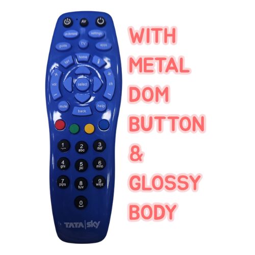 Premium Tata Sky Remote with Metal Dom Butto